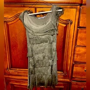 Gray Layered Dress